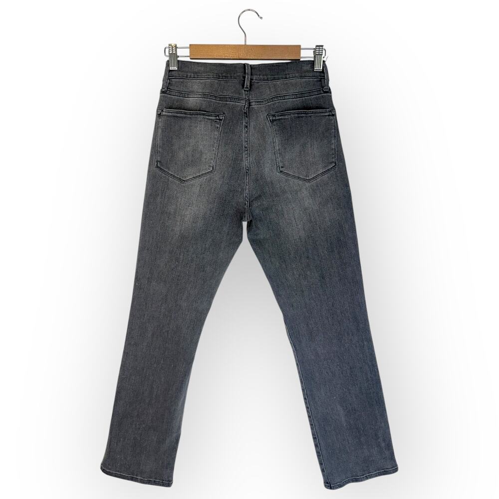 FRAME Denim Women's Le High Straight Gray Field Foil Tux LHSTFTX710 Size 28 - Picture 4 of 10